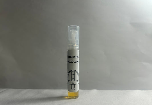 Barbarian colognes: 5 milliliter travel sized bottles