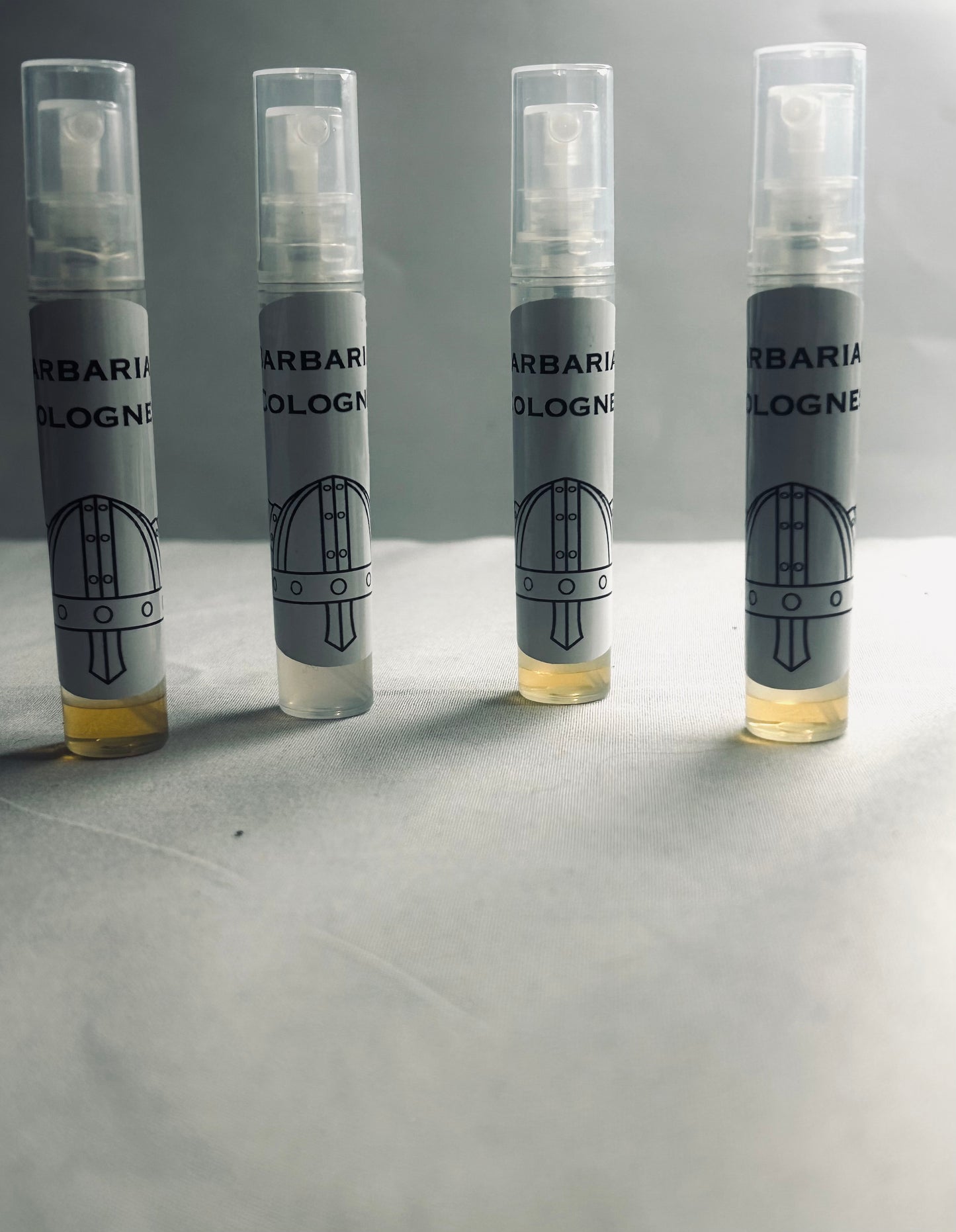 Barbarian colognes: 5 milliliter travel sized bottles
