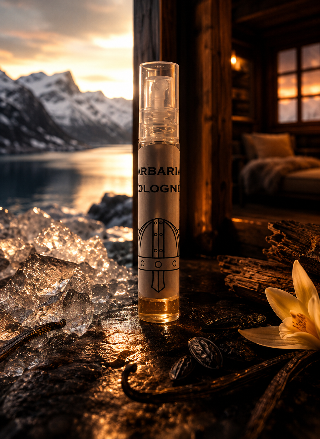 Barbarian colognes: 5 milliliter travel sized bottles